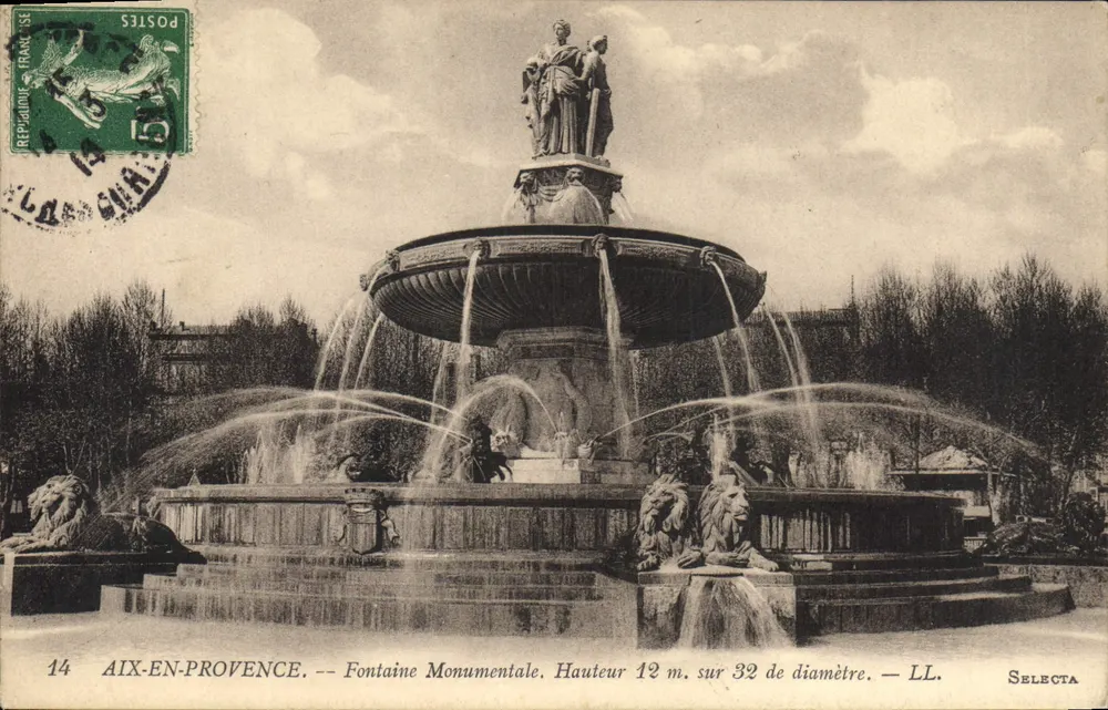 Aix-en-Provence — Fontaine Monumentale — Selecta - Frente