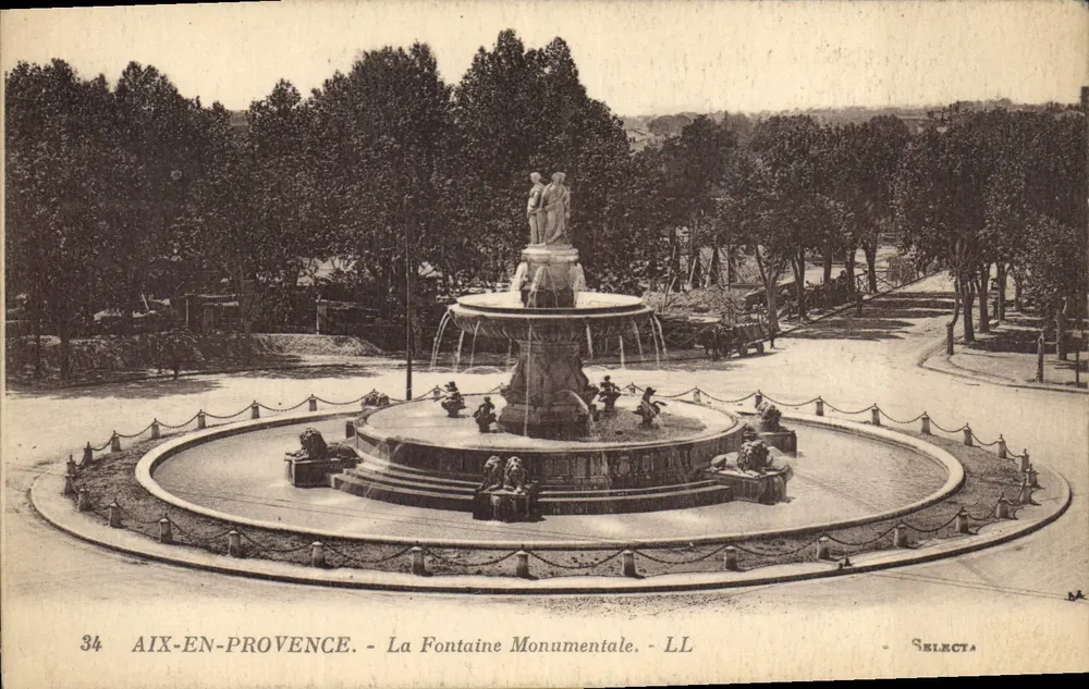 Aix-en-Provence — La Fontaine Monumentale — Select - Vorderseite