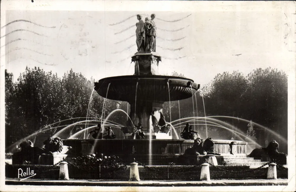 La Grande Fontaine — Aix-en-Provence — Éditions Rella - Vorderseite