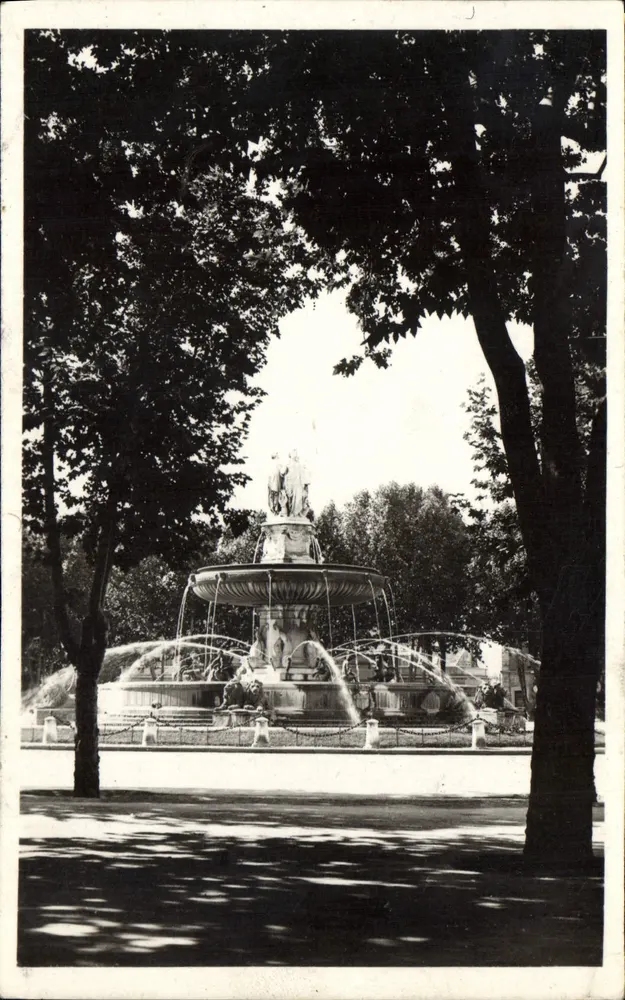 Fontaine de la Rotonde — Aix-en-Provence — Verlag nicht sichtbar - Vorderseite