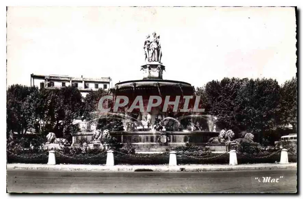 Fontaine de la Rotonde — Aix-en-Provence — Éditions MAS - Vorderseite