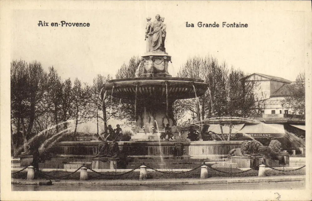 Aix-en-Provence — Die Grande Fontaine — Verleger Thomas & Cie, n° 3 - Vorderseite