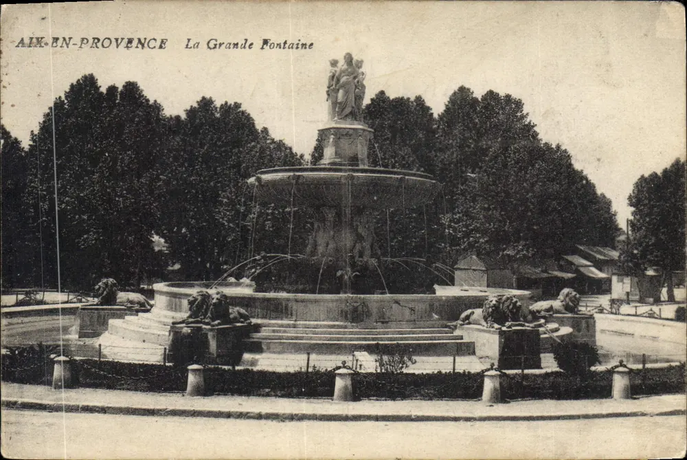 Aix-en-Provence — La Grande Fontaine — éditeur non identifié - Vorderseite