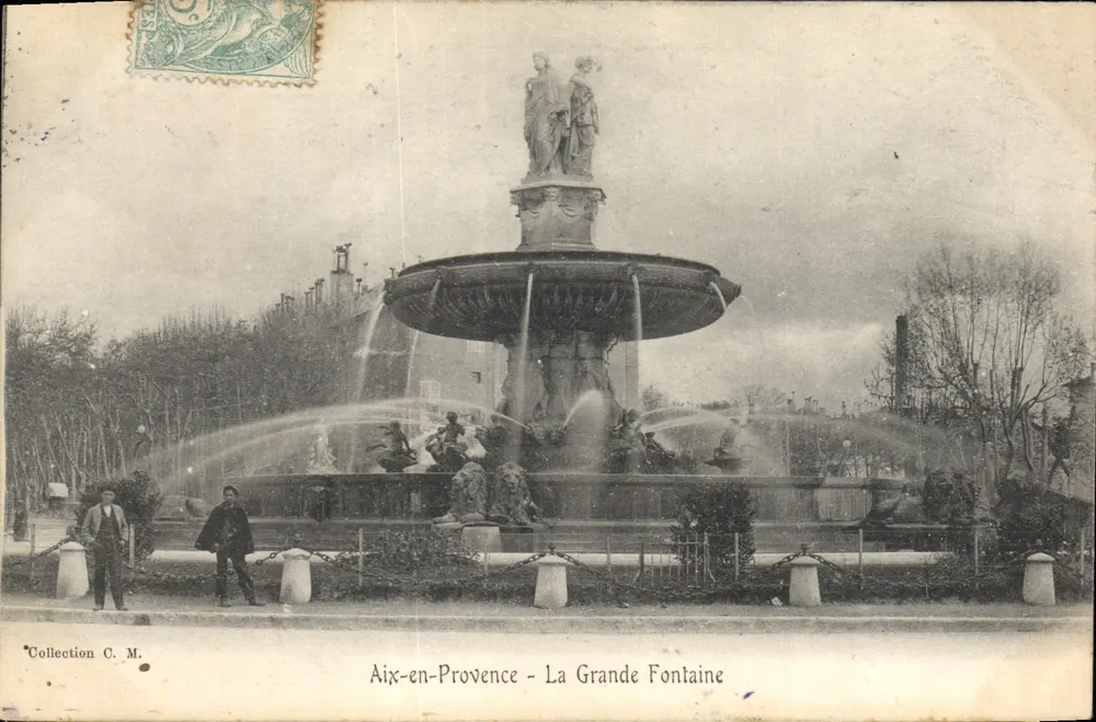 Aix-en-Provence — La Grande Fontaine — Sammlung C. M. - Vorderseite