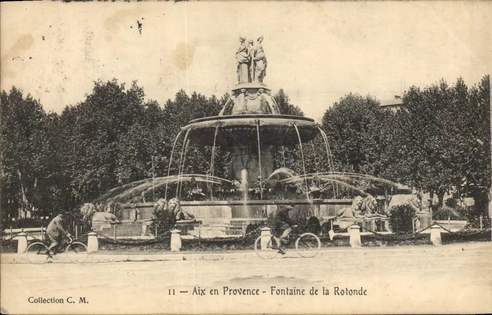 Aix-en-Provence — Fontaine de la Rotonde — Collection C. M. - Vorderseite