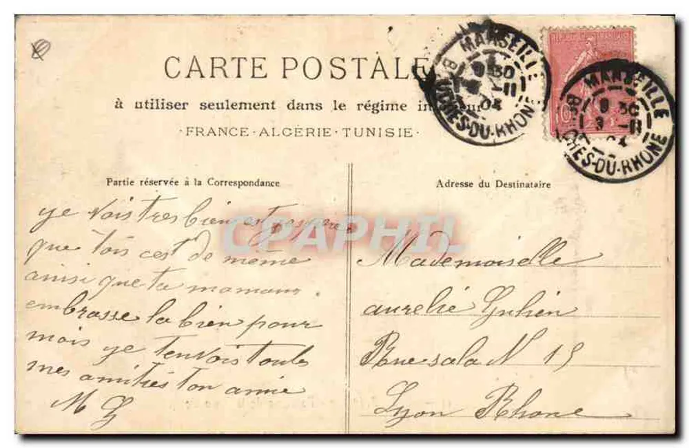 Aix-en-Provence — Fontaine de la Rotonde — Collection C. M. - Rückseite