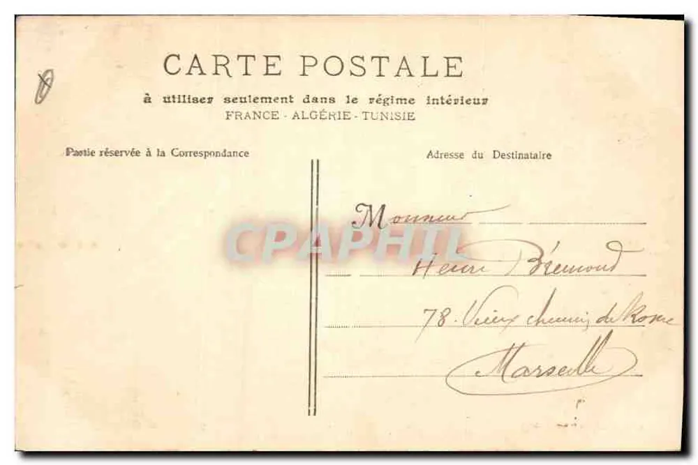Aix-en-Provence — Fonte Monumental — coleção Jaussaud, n°120 - Verso