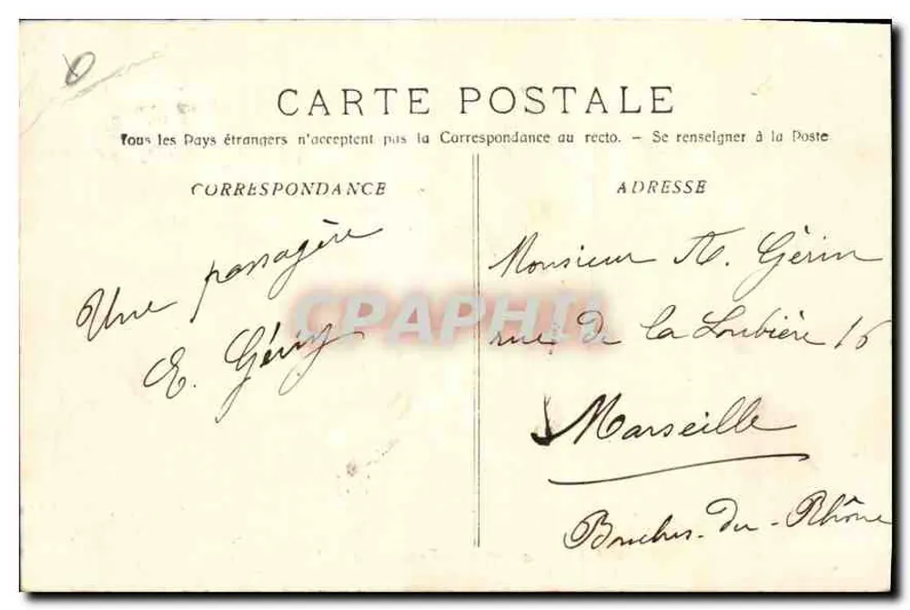 Aix-en-Provence — La Fontaine de la Rotonde — Collection C. M. - Rückseite