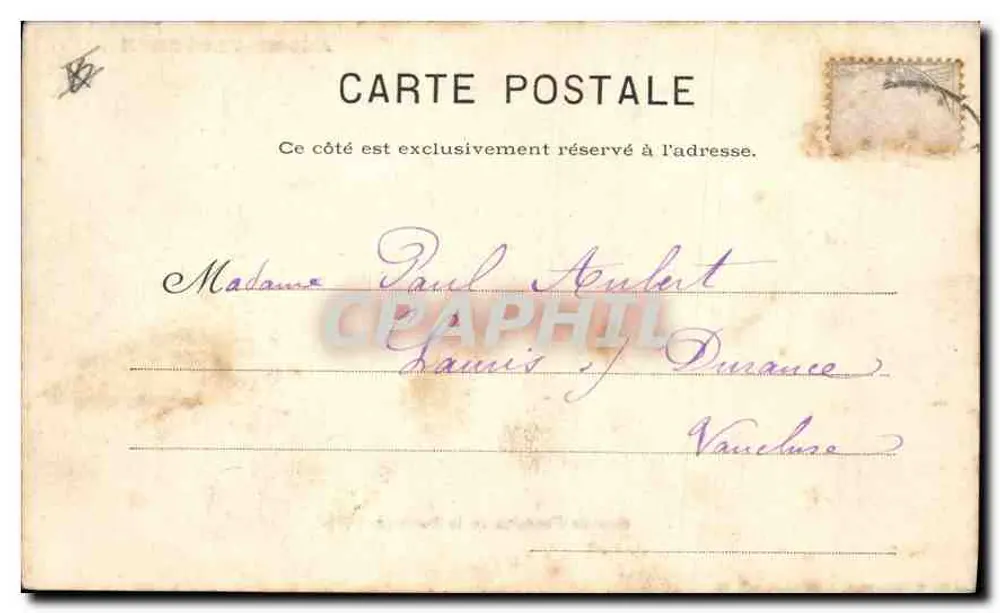Aix-en-Provence — Grande Fontaine de la Rotonde — Ch. Heiriéjs, phot. — Germanet, Verlag 18. - Rückseite