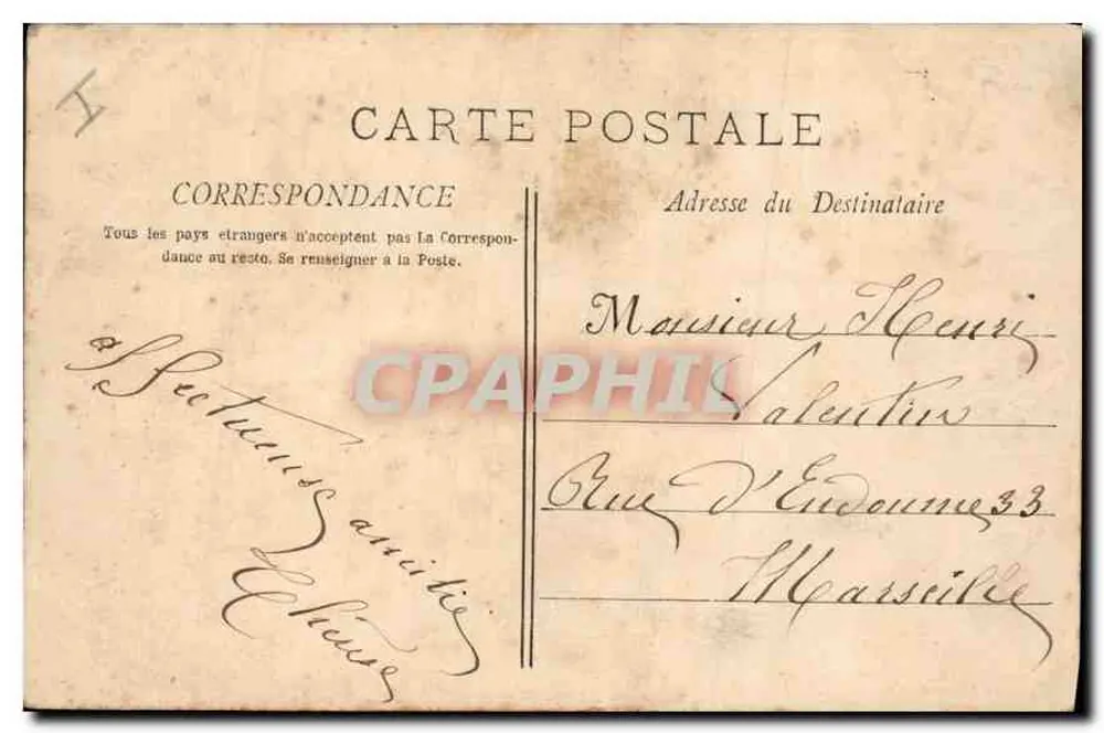 Aix-en-Provence — Fontaine Monumentale — Coleção Jaussaud, n°120 - Verso