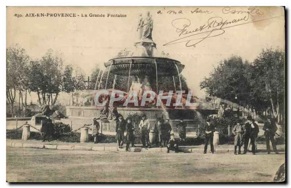 Aix-en-Provence - Die Große Fontäne — Anonymer Verlag, Nr. 30 - Vorderseite