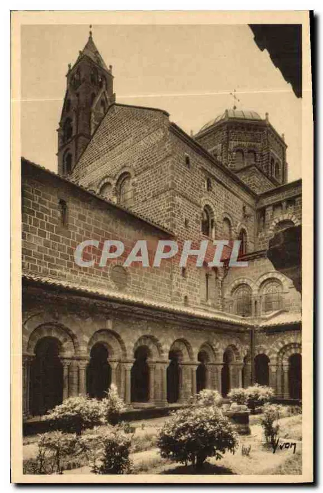 Le Puy (Haute-Loire) — Hof und Galerie des Klosters — Éditions d'Art Yvon - Vorderseite