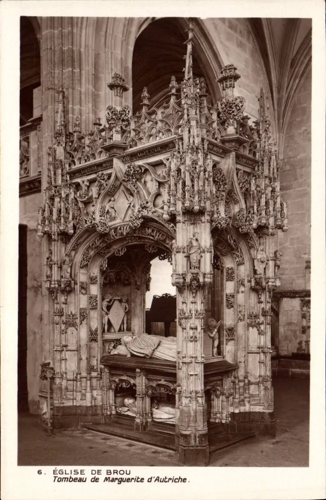 Grabmal Margarete von Österreich — Kirche von Brou — Ausgabe der historischen Denkmäler - Vorderseite