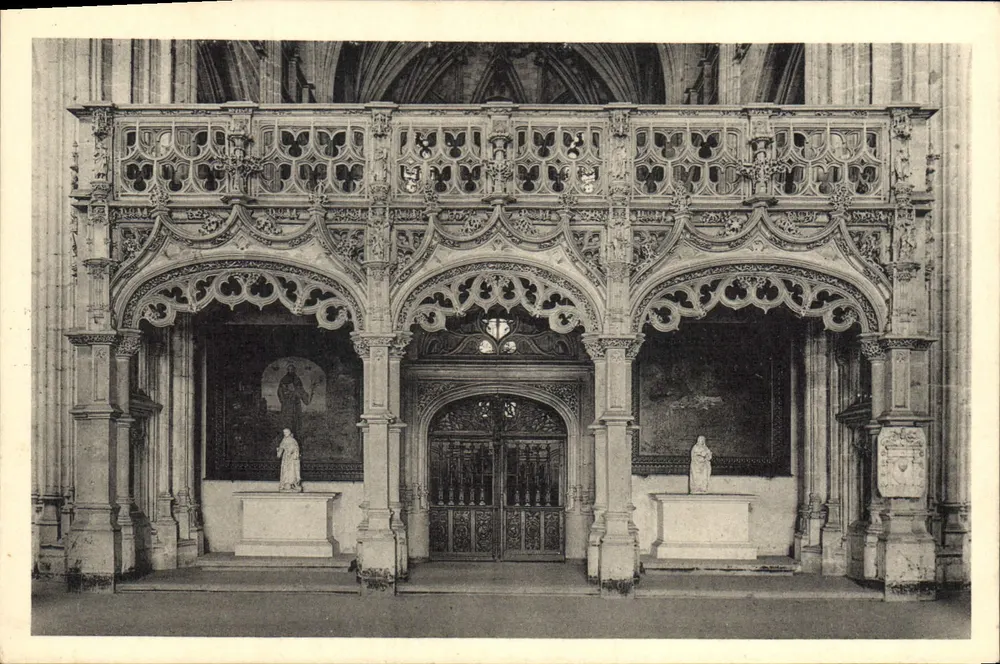 Igreja de Brou — O jubé — Edição dos Monumentos Históricos - Frente