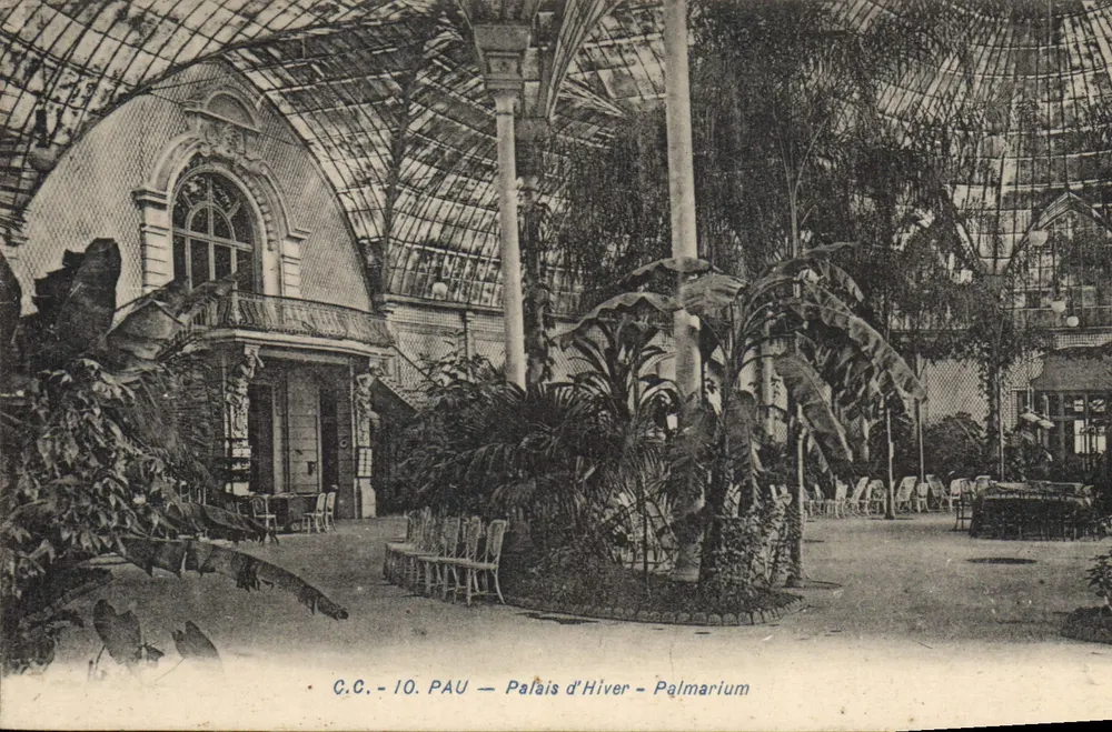 Pau — Palácio de Inverno — Palmarium — C.C. - 10 - Frente