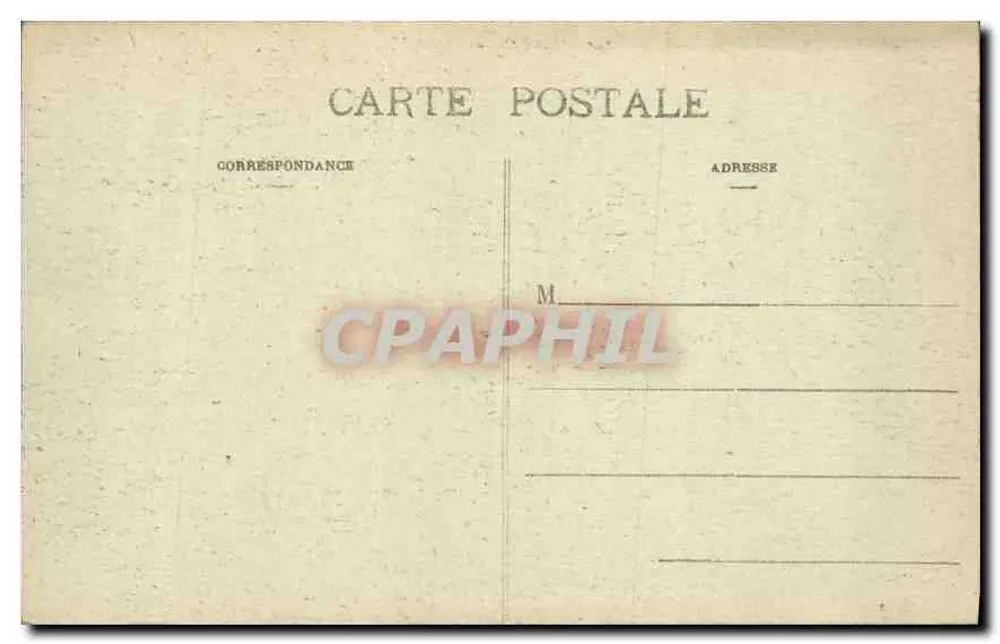 PAU - Das Winterpalais, von Bizanos aus gesehen — C. C. - 131 — Verleger C. C. - Carrache, Pau - Rückseite