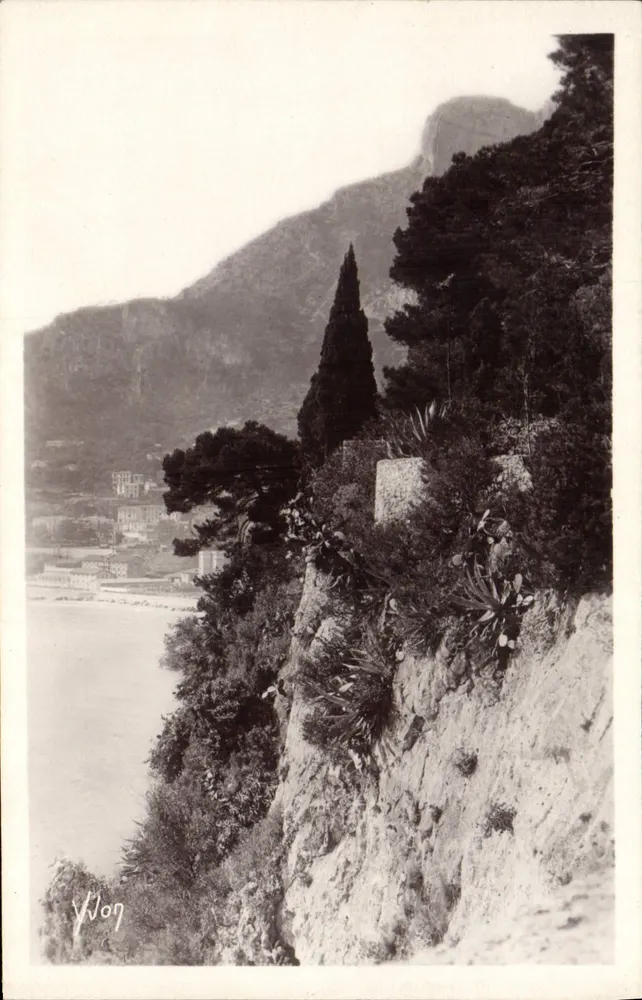 Monaco — Der Hundekopf und die Gärten — Éditions d'Art Yvon, Paris - Vorderseite
