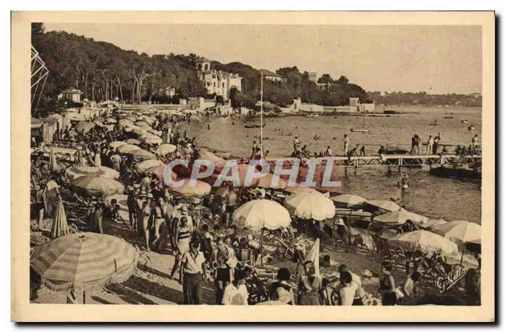 Juan-les-Pins — Die Strandansicht — J. Gilletta et Cie, phot.édit. Nice - Vorderseite