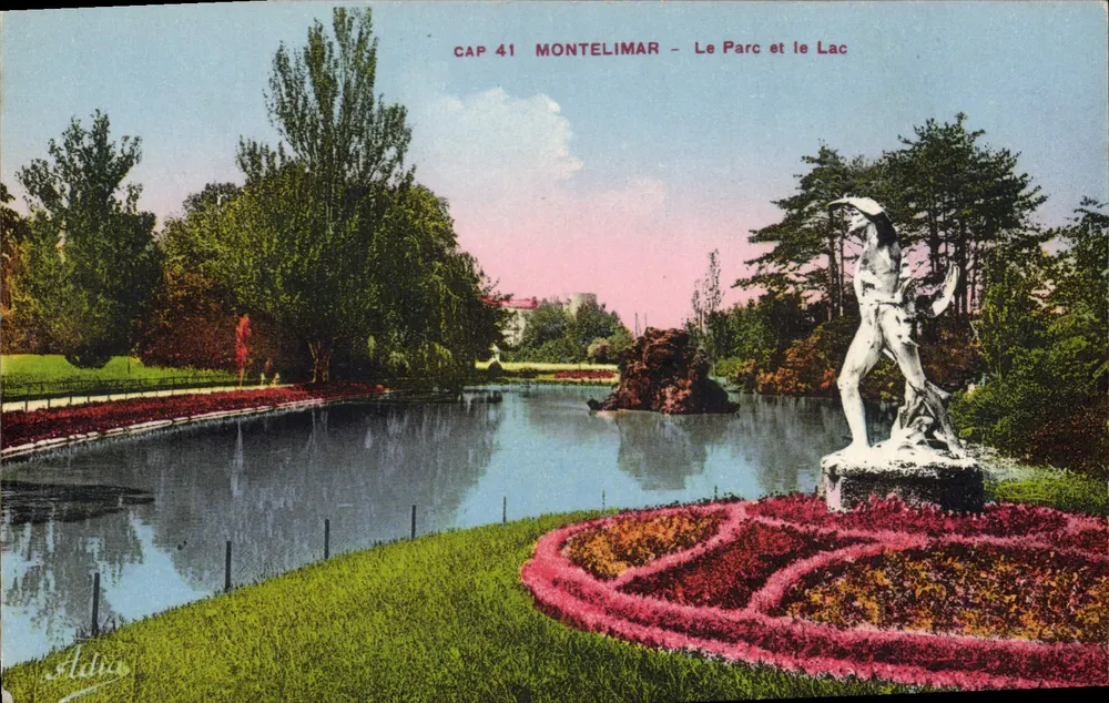 Montélimar — O Parque e o Lago — CAP 41, editado por Adia - Frente