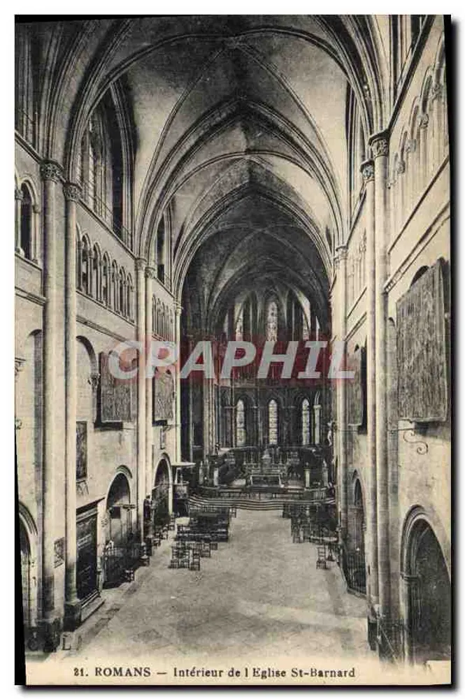 Romans — Interior da Igreja de São Barnardo — CRAPHIL - Frente