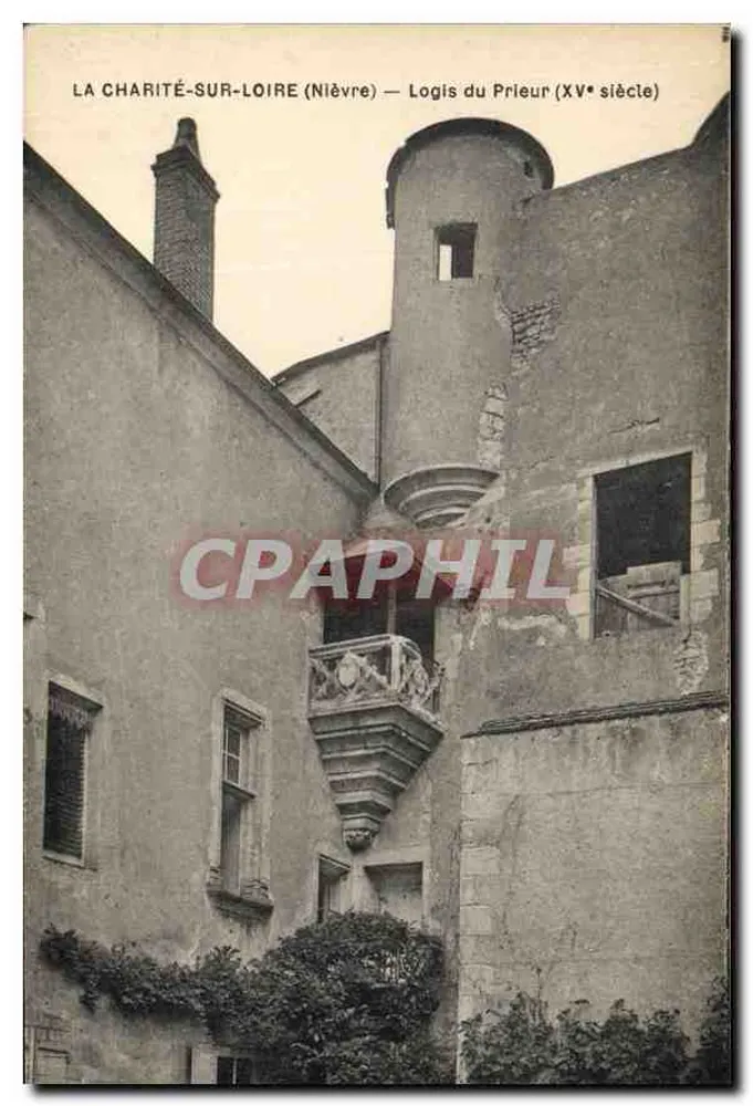 La Charité-sur-Loire (Nièvre) — Das Priorenhaus (15. Jahrhundert) - Vorderseite