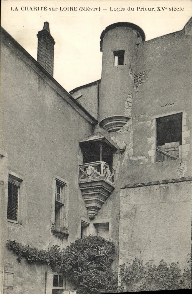 LA CHARITÉ-sur-LOIRE (Nièvre) — Wohnhaus des Priors, 15. Jahrhundert - Vorderseite