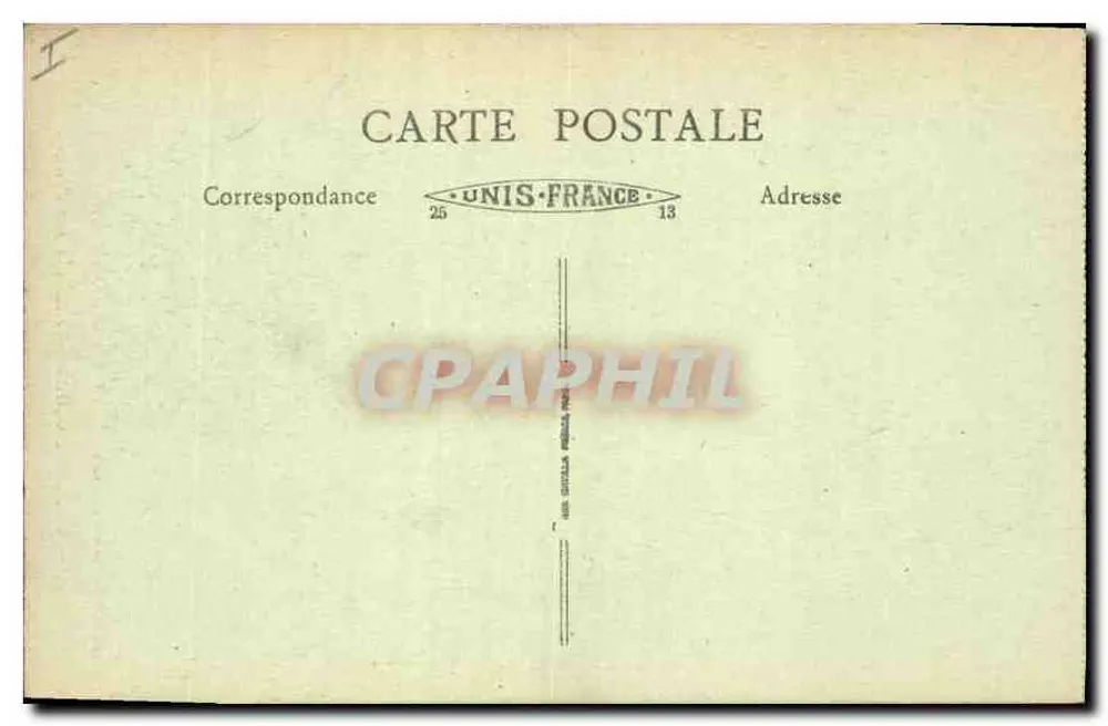 Castelo de Chinon — Rochas sobre a Yonne — Edição Bazin du Morvan, n°14 - Verso