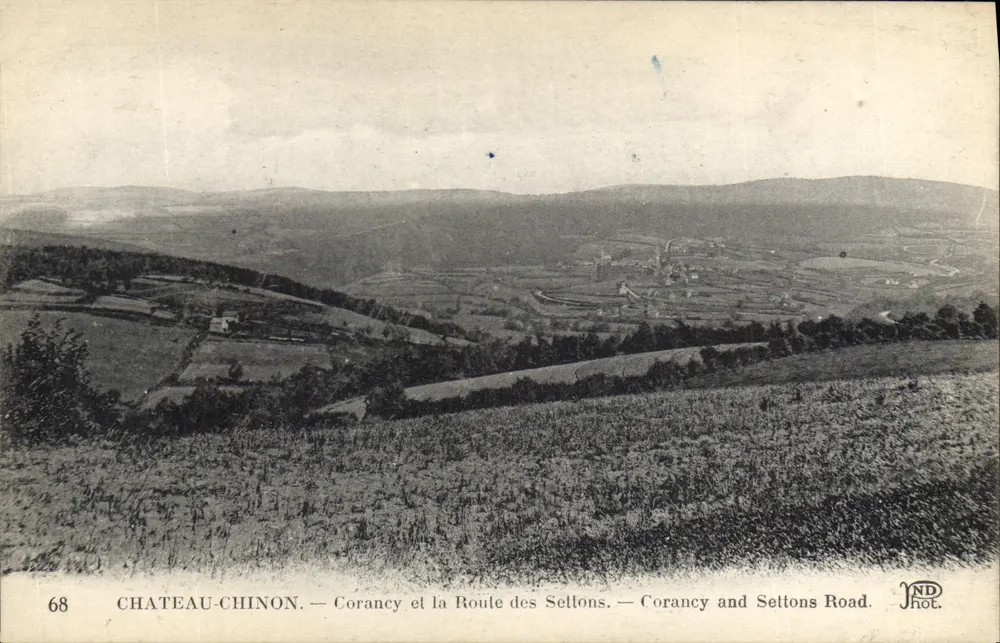 Castillo de Chinon — Corancy y la Ruta de los Setlons — ND Fot. - Anverso