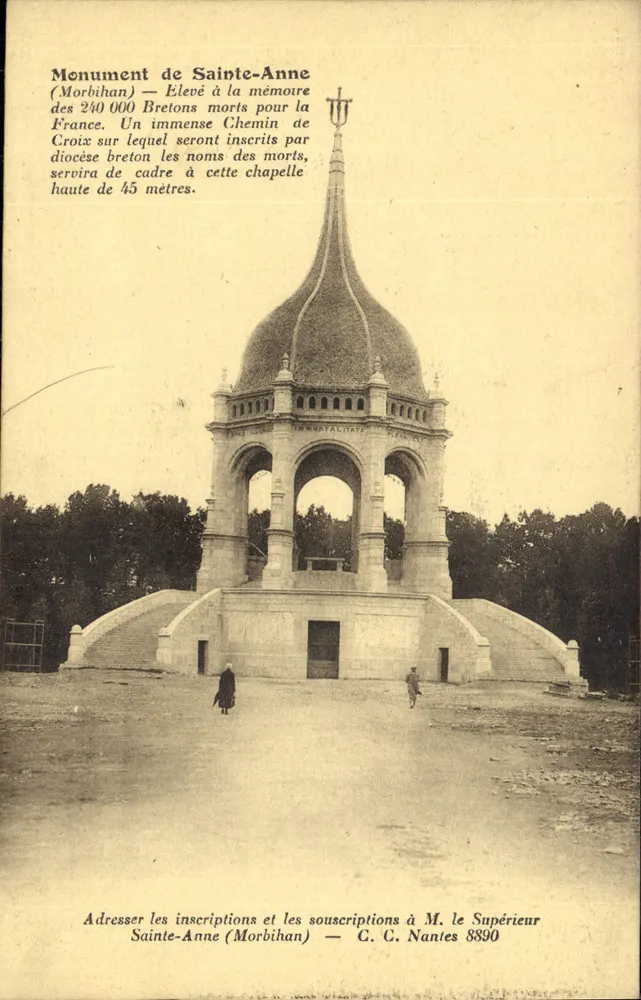 Monumento de Santa Ana — Morbihan — G. C. Nantes 8890 - Frente