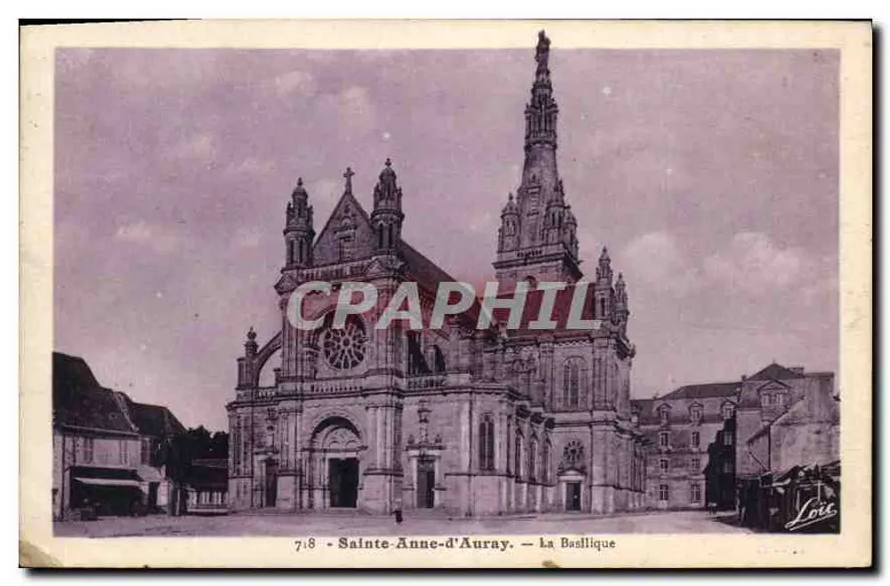 Sainte-Anne-d'Auray — A Basílica — Editor Laurent-Nel-Mennes, n° 718 - Frente
