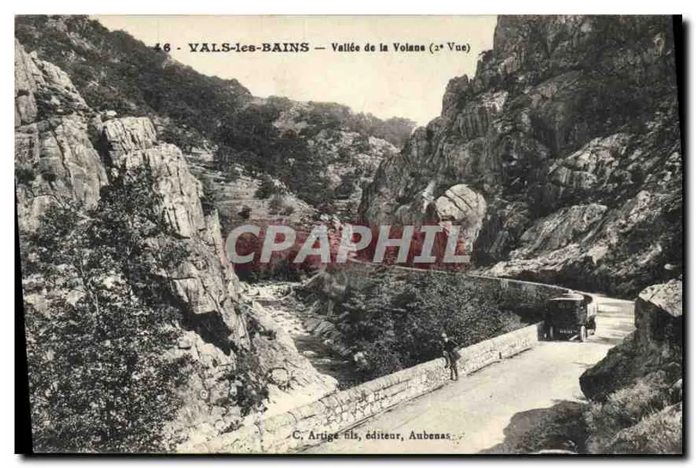 Vals-les-Bains — Tal der Volane (2. Ansicht) — C. Artige fils, Verleger, Aubenas - Vorderseite