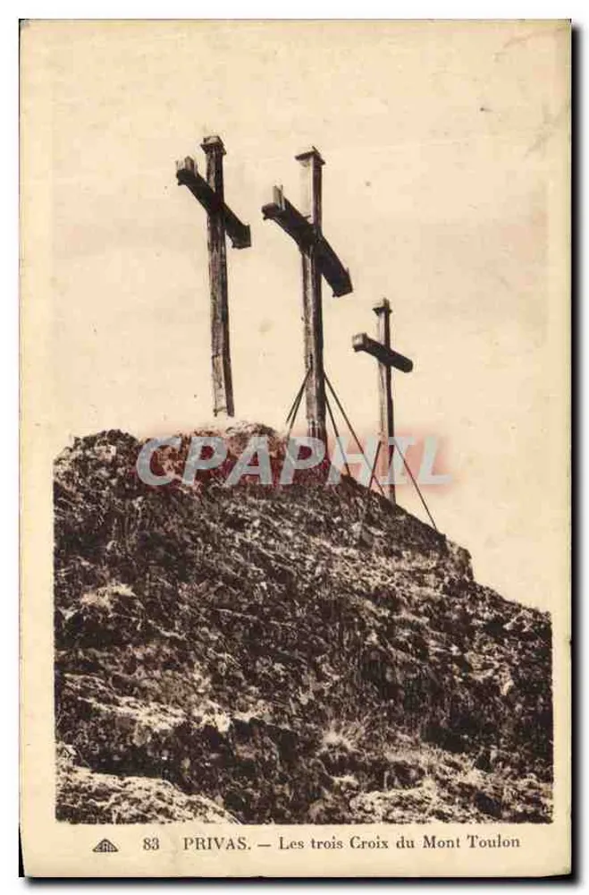 Privas — Die drei Kreuze des Mont Toulon — n°83 - Vorderseite