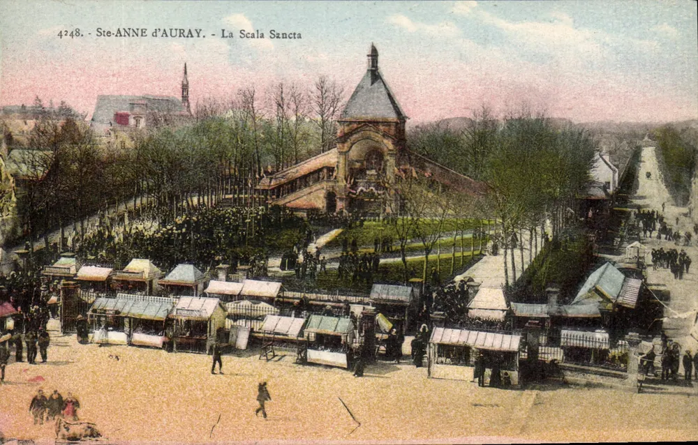 Ste-ANNE d'AURAY - La Scala Sancta - Wydawca Laurent-Nel Bréaues, nr 4248 - Awers