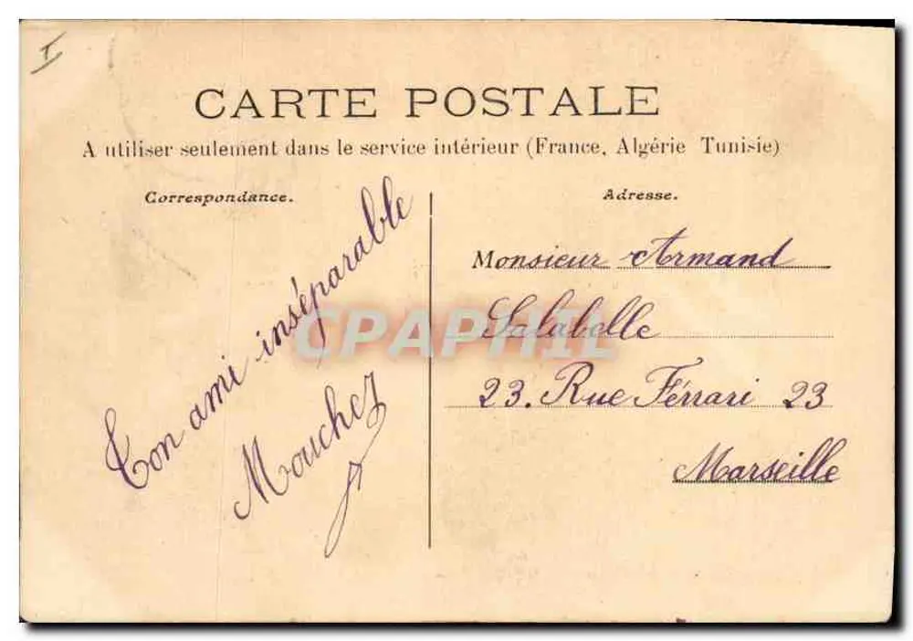 Schloss du Nozé — Umgebung von Pouilly — Schlösser der Nièvre — L.B. n°8 - Rückseite