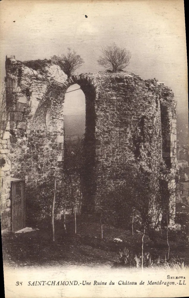 Saint-Chamond — Ruína do Castelo de Montdragon — Selecta LL - Frente