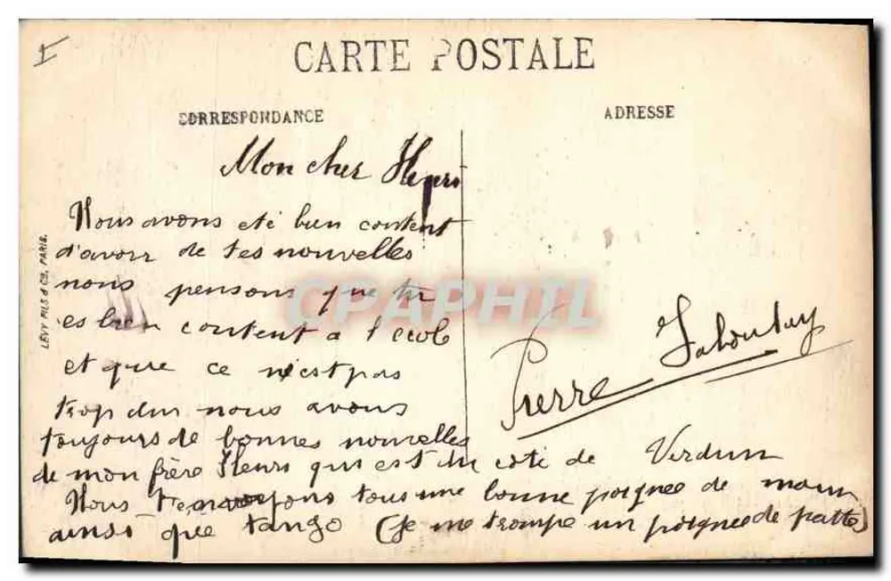 Saint-Chamond — Ruína do Castelo de Montdragon — Selecta LL - Verso