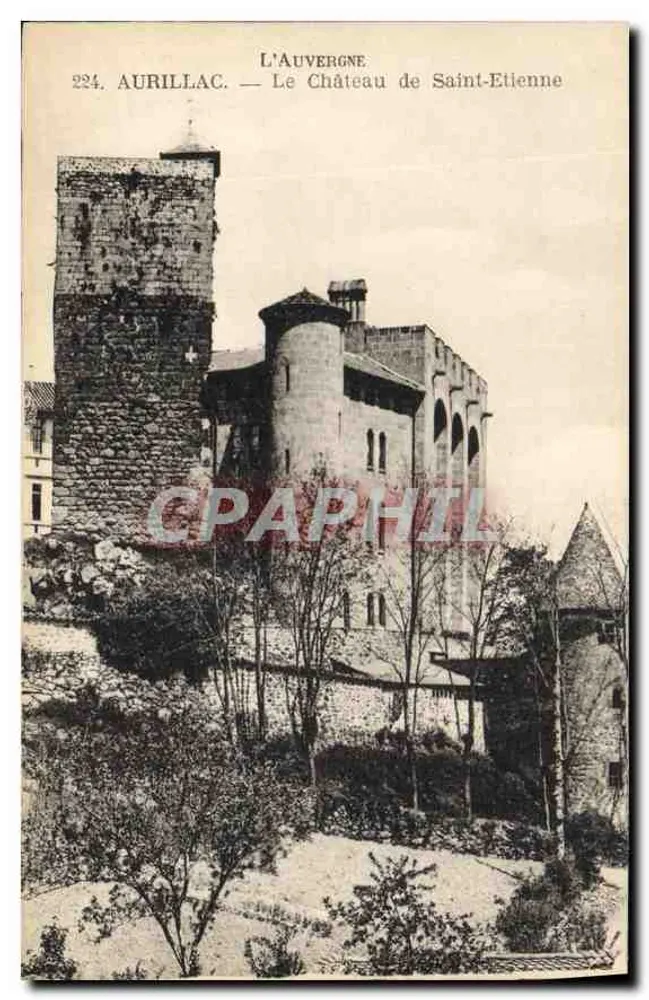 Aurillac — Schloss Saint-Etienne — L'Auvergne, n°224 - Vorderseite