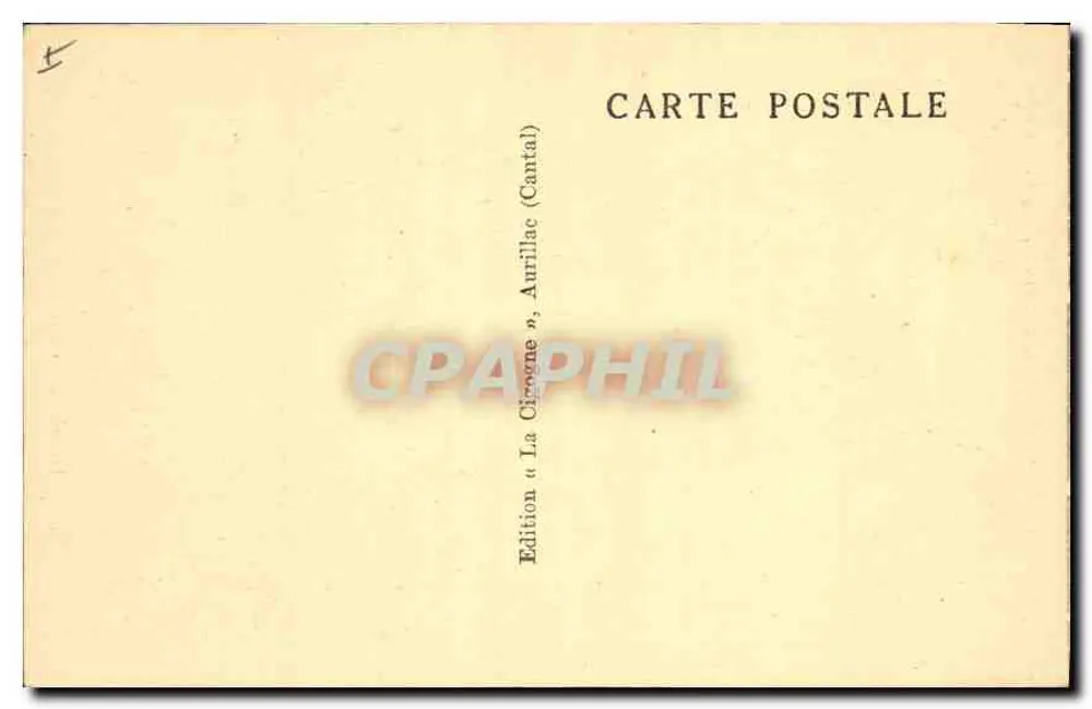 Ruinen des Schlosses Apchon — Die Schönsten historischen Schlösser des Cantal — Serie 65 — Édition « La Cirene », Aurillac - Rückseite