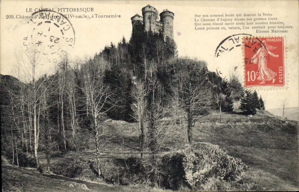 Schloss Anjony — 15. Jahrhundert, in Tournemire — Verlag Étienne Marcenac, Nr. 209 - Vorderseite