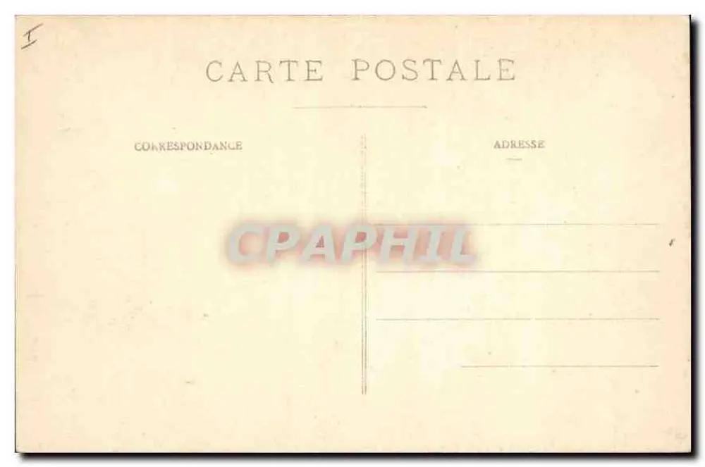 Canlal - Ruinen des Schlosses Aurouze — L'Auvergne, Serie 711 - Rückseite