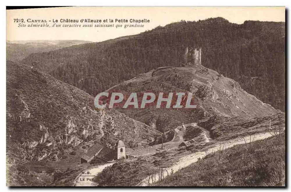 Schloss Alleuze und die Kleine Kapelle — Cantal — Verlag M.B. Le Puy - Vorderseite