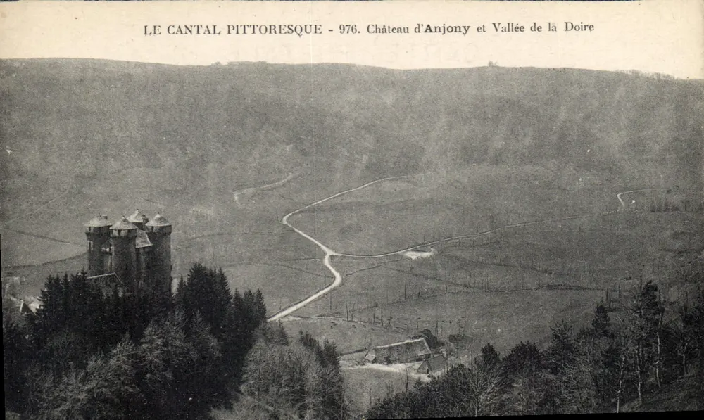 Schloss Anjony und Tal der Doire — Le Cantal pittoresque - 976 - Vorderseite