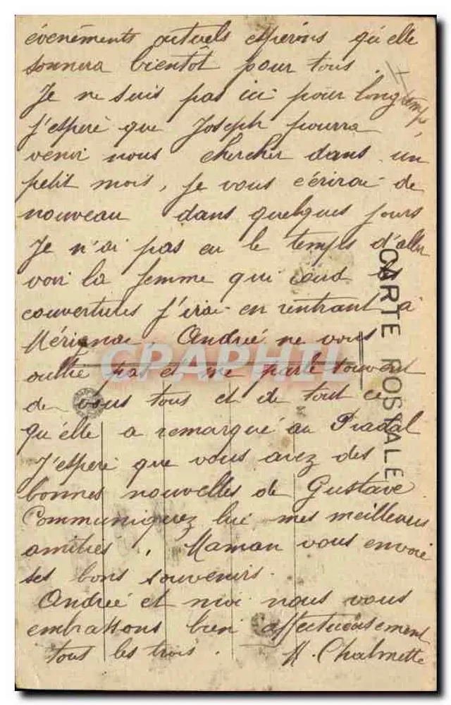 Cantal — Brèche de Roland — Le Col — 1302 - Rewers