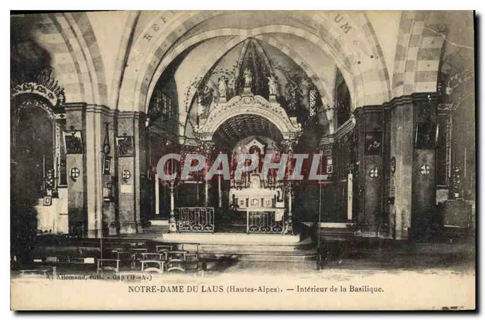 Notre-Dame du Laus (Hautes-Alpes) — Innenansicht der Basilika — A. Allemand, Arzt — Gap (H.-A.) - Vorderseite