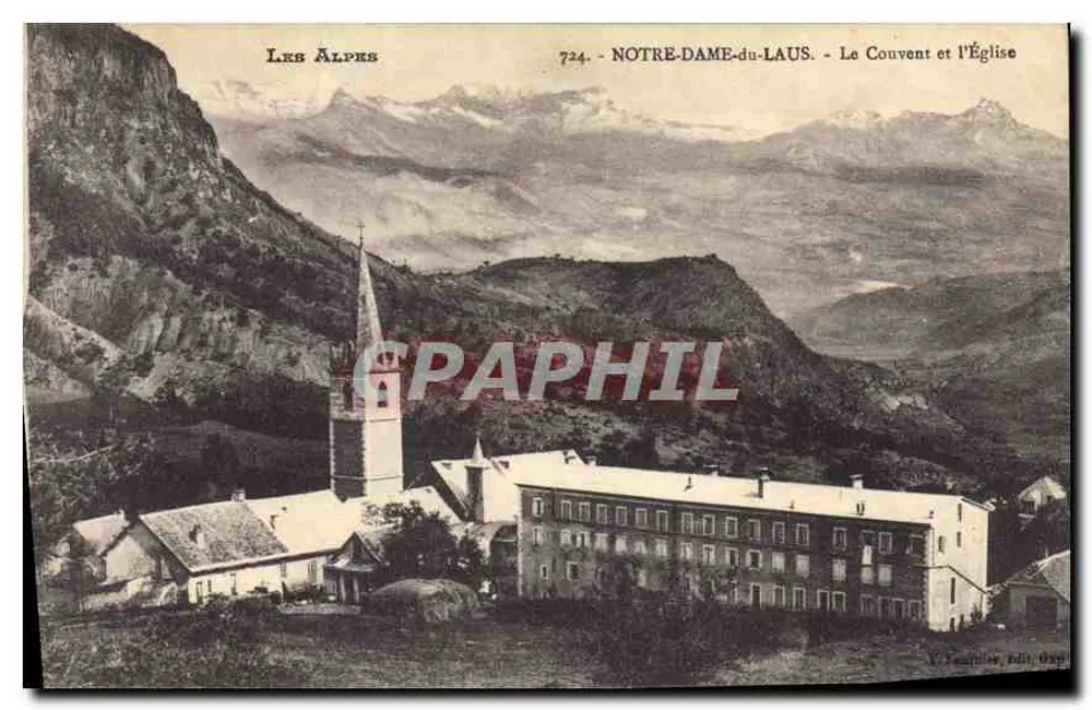 Notre-Dame-du-Laus — Das Kloster und die Kirche — V. Tampillie, Edit. Gap - Vorderseite