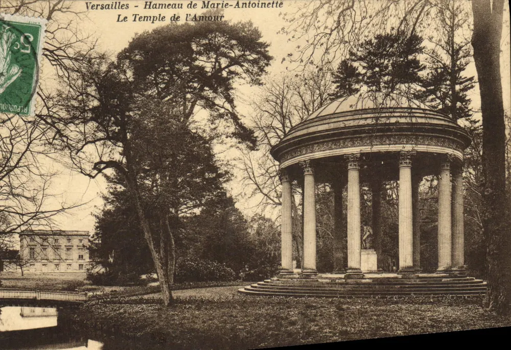 Versailles - Hameau von Marie-Antoinette — Der Tempel der Liebe — Moreau, Verlag Versailles - Vorderseite