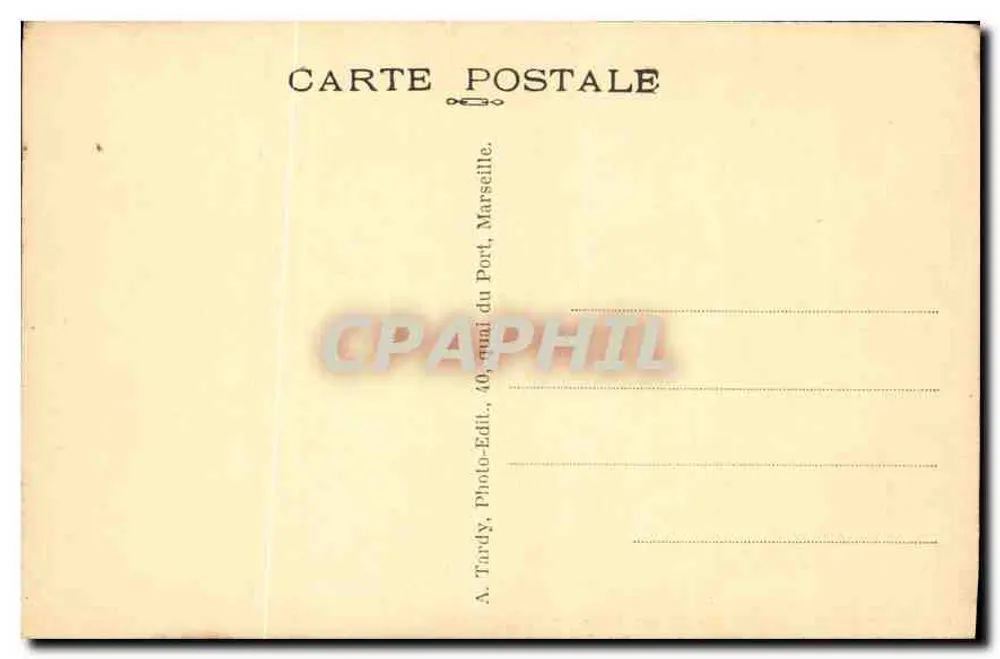 Gémenos (B.-du-R.) — Der Rathausplatz — Tardy - Rückseite