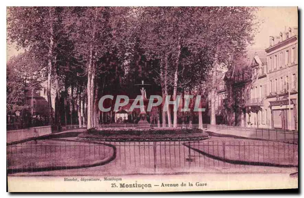 Montluçon — Avenida da Gare — Blondet, depositário - Frente