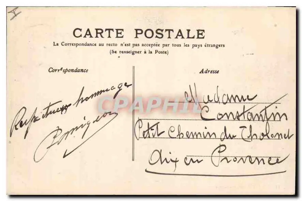 MONTLUÇON — O Velho Castelo — Livraria F. Pointud, Montluçon - Verso