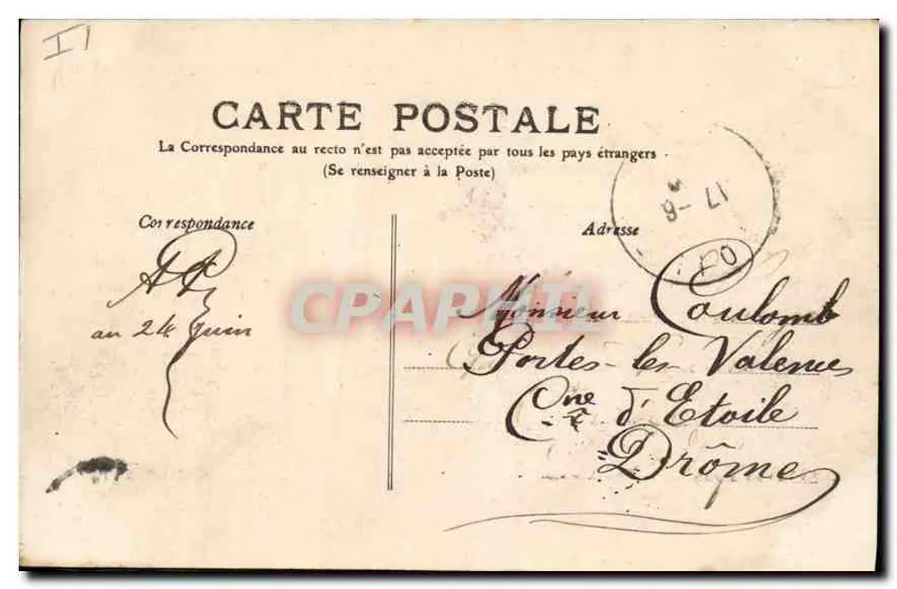 Montluçon - Igreja de São Paulo — Allier 225 — editor Allier - Verso